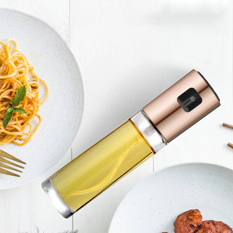 BBQ Healthy Kitchen Cooking Oil Vinegar Spray Bottle Push Type Oil Spray BottlePump Oil Tank Leakproof BBQ Sprayer BBQ Tools Kitchen Gadgets - Image 5