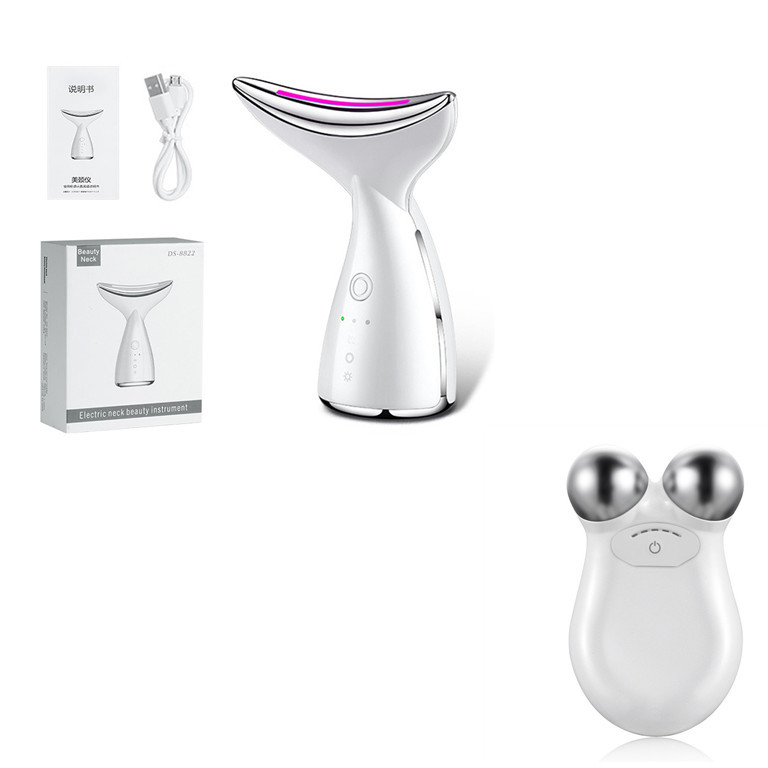 EMS Microcurrent Neck Face Beauty Device With 3 Colors LED Photon Therapy Skin Tighten Reduce Double Chin Face Lifting Devices - Image 10