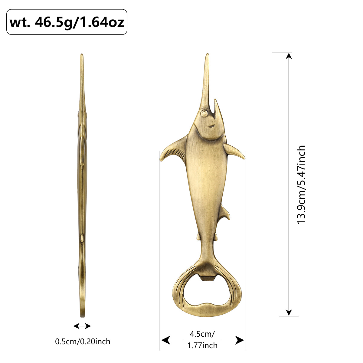 Creative Swordfish Handle Metal Beer Bottle Openers Kitchen Bar Accessories Tools Beer Gifts Beer Openors Kitchen Gadgets - Image 2