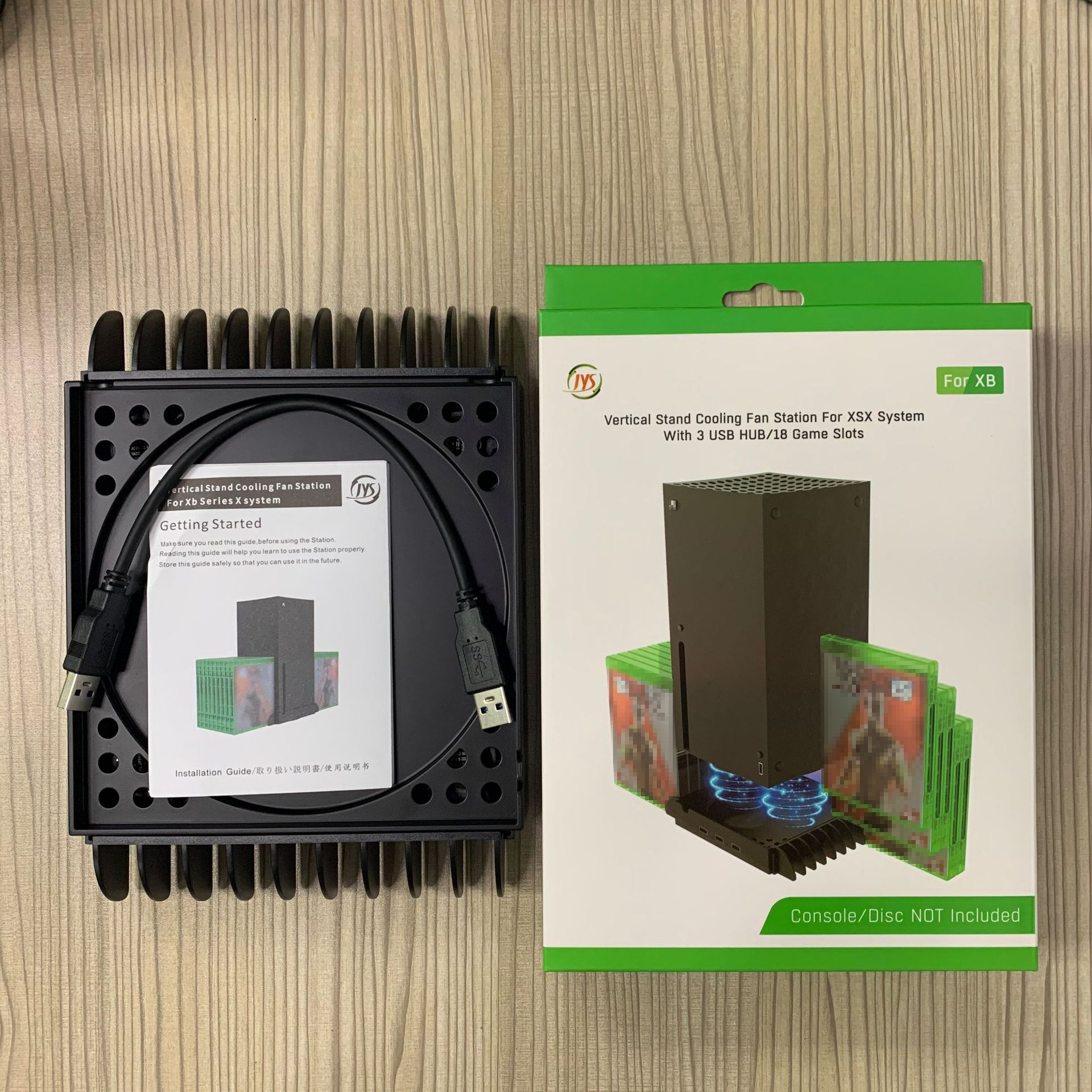 Multi-function Hub Cooling Base Plus Storage Rack - Image 3