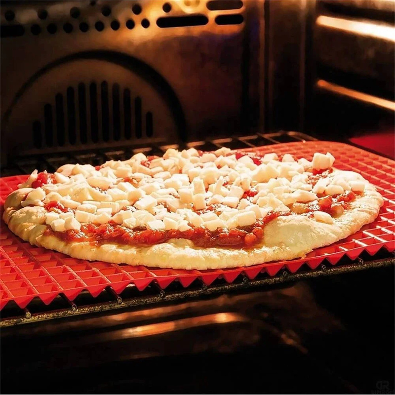 Non-Stick Silicone Pyramid Cooking Mat Baking Mat With Grid Versatile Oven BBQ Cooking Mat Heat-Resistant Mat Kitchen Tools Kitchen Gadgets - Image 4