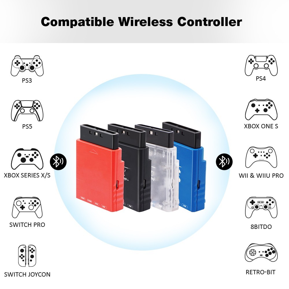 RetroScaler BlueRetro Wireless Game Controllers Adapter Nintendo Switch Game Contorller - Image 3