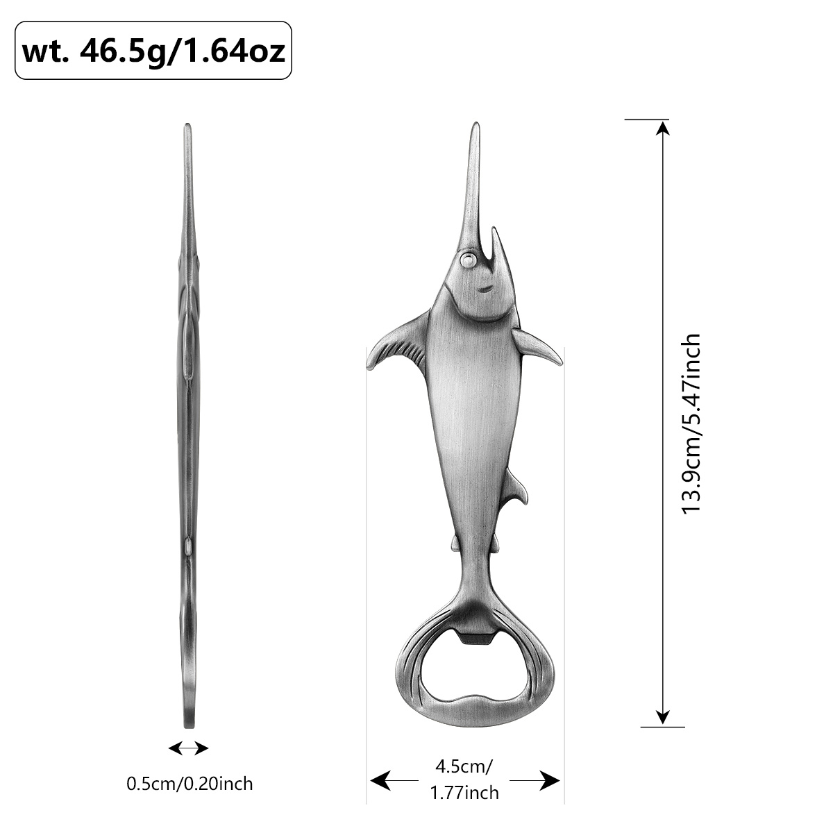 Creative Swordfish Handle Metal Beer Bottle Openers Kitchen Bar Accessories Tools Beer Gifts Beer Openors Kitchen Gadgets - Image 3